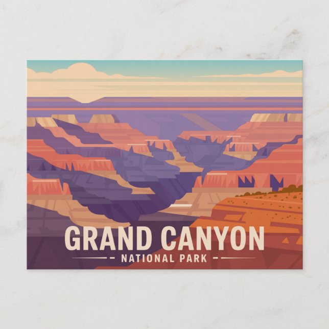 Grand Canyon Nationalpark Locarno Postkarte (Vorderseite)