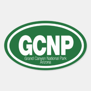Grand Canyon Nationalpark Ovaler Aufkleber