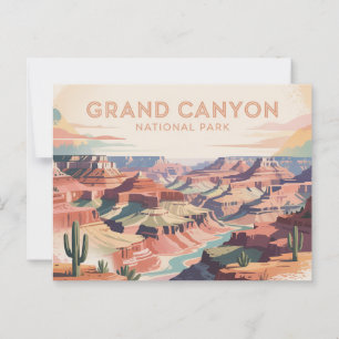 Grand Canyon Nationalpark Postcard Vintag Postkarte