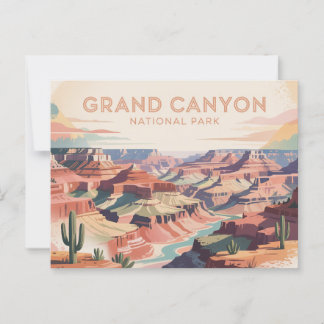 Grand Canyon Nationalpark Postcard Vintag Postkarte