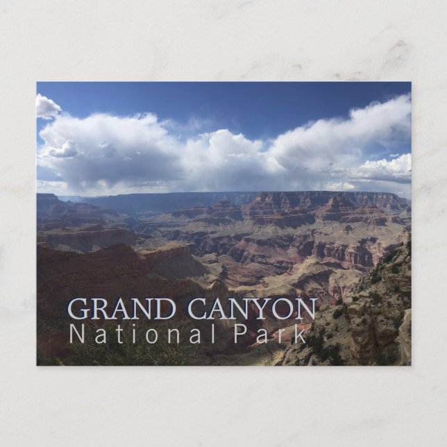 Grand Canyon Nationalpark Postkarte (Vorderseite)