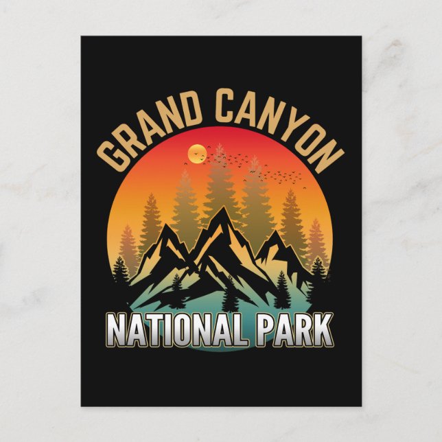 Grand Canyon Nationalpark Postkarte (Vorderseite)