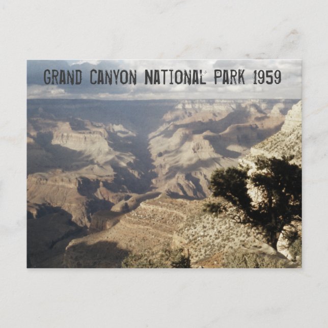 Grand Canyon Nationalpark Postkarte (Vorderseite)