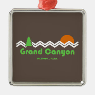 Grand Canyon Nationalpark Retro Ornament Aus Metall