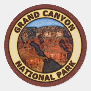 Grand Canyon Nationalpark Runder Aufkleber