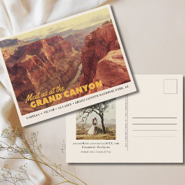 Grand Canyon Nationalpark Save the Date Postcard Postkarte
