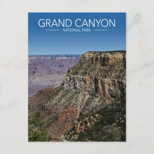 Grand Canyon Nationalpark Stilisierte Reisen Postkarte