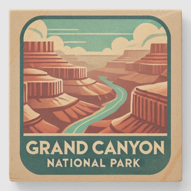 Grand Canyon Nationalpark Untersetzer (Vorderseite)