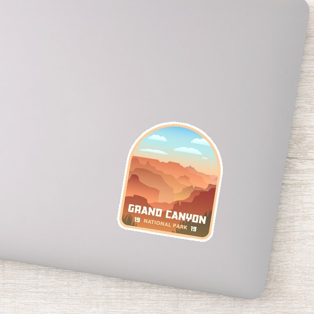 Grand Canyon Nationalpark Vinyl Sticker (Detail)