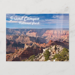Grand Canyon Nationalpark während der Regendusche Postkarte