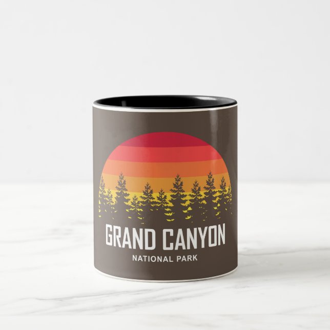 Grand Canyon Nationalpark Zweifarbige Tasse (Mittel)