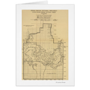 Grand Canyon NationalparkPanoramakarte