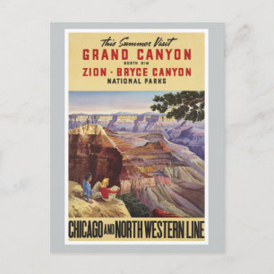 Grand Canyon Nationalparks Postkarte