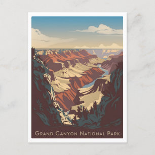 Grand Canyon NationalparkVintage Postkarte