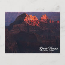 Grand Canyon North Rim Letztes Licht Sonnenunterga