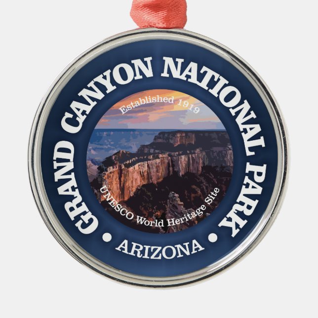 Grand Canyon NP 2 Ornament Aus Metall (Vorne)