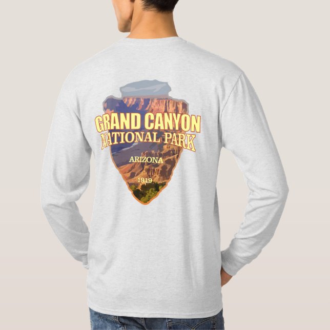 Grand Canyon NP (Pfeilspitzen) T-Shirt (Rückseite)