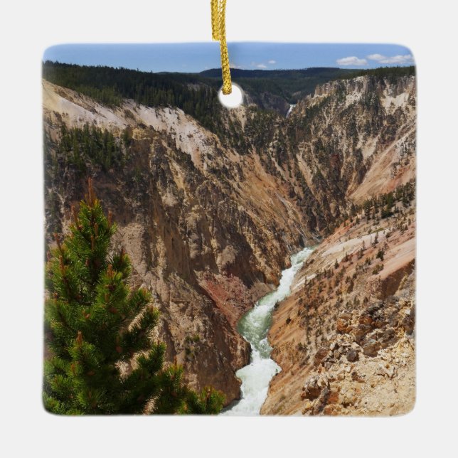 Grand Canyon of the Yellowstone Keramikornament (Vorderseite)