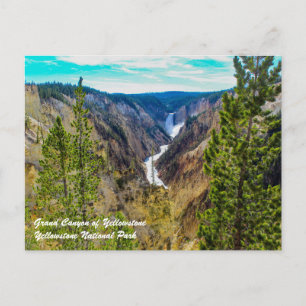 Grand Canyon of Yellowstone Postkarte