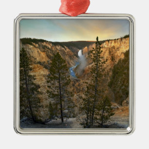 Grand Canyon of Yellowstone, Yellowstone Silbernes Ornament