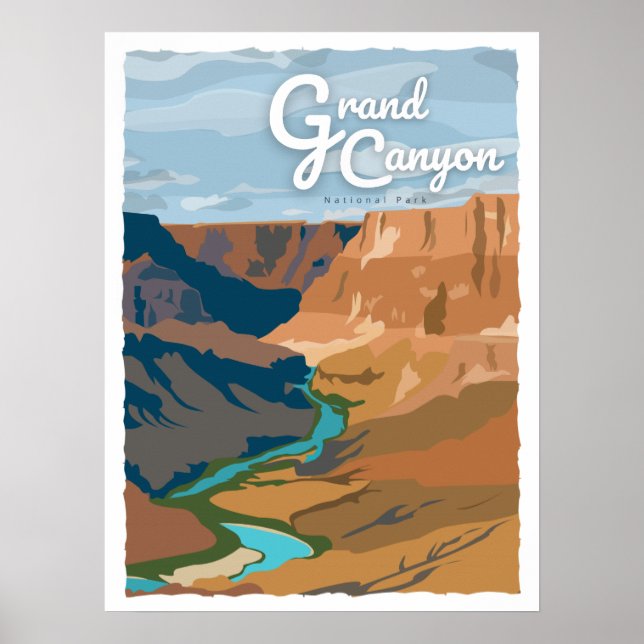 Grand Canyon Poster, 18x24" Poster (Vorne)