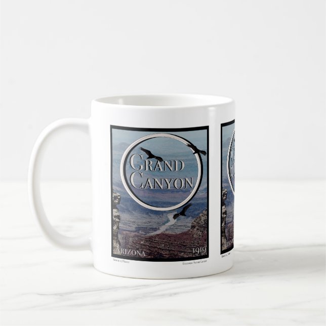 Grand Canyon Poster Kaffeetasse (Links)