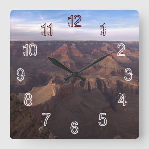 Grand Canyon Quadratische Wanduhr