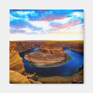 Grand Canyon Red Rocks und Blue Water Beautiful Magnet