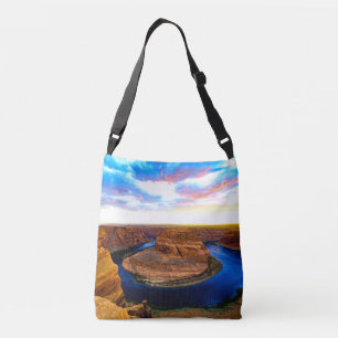 Grand Canyon Red Rocks und Blue Water Beautiful Tragetaschen Mit Langen Trägern
