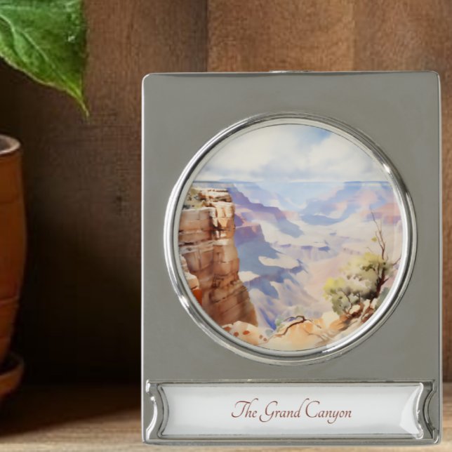 Grand Canyon Reisen Kunst, Dichtung und Musik Banner-Ornament Silber (Von Creator hochgeladen)