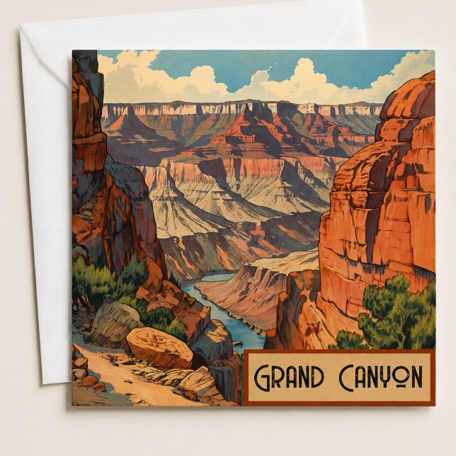 Grand Canyon Retro Reisedesign (Von Creator hochgeladen)
