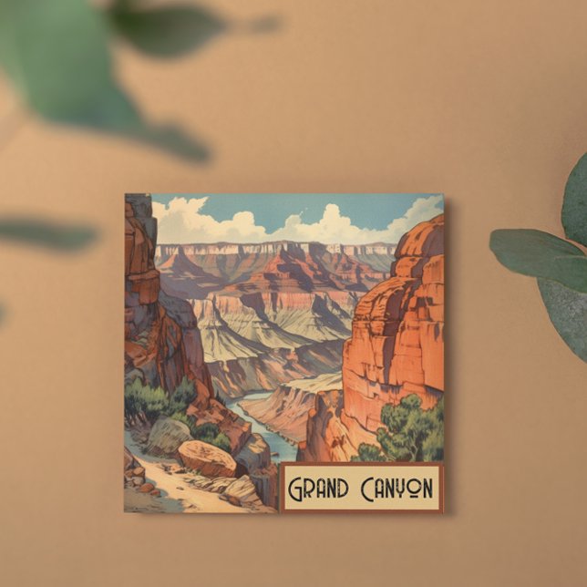 Grand Canyon Retro Reisedesign (Von Creator hochgeladen)