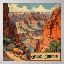 Grand Canyon Retro Reisedesign