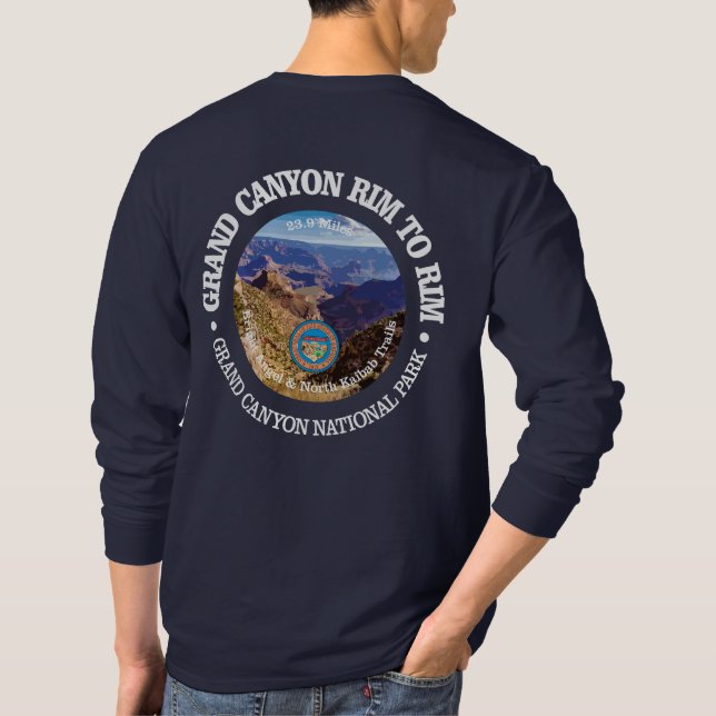 Grand Canyon Rim to Rim (rd) T-Shirt (Rückseite)