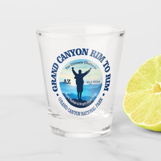 Grand Canyon Rim to Rim (V) Schnapsglas (Vorderseite)