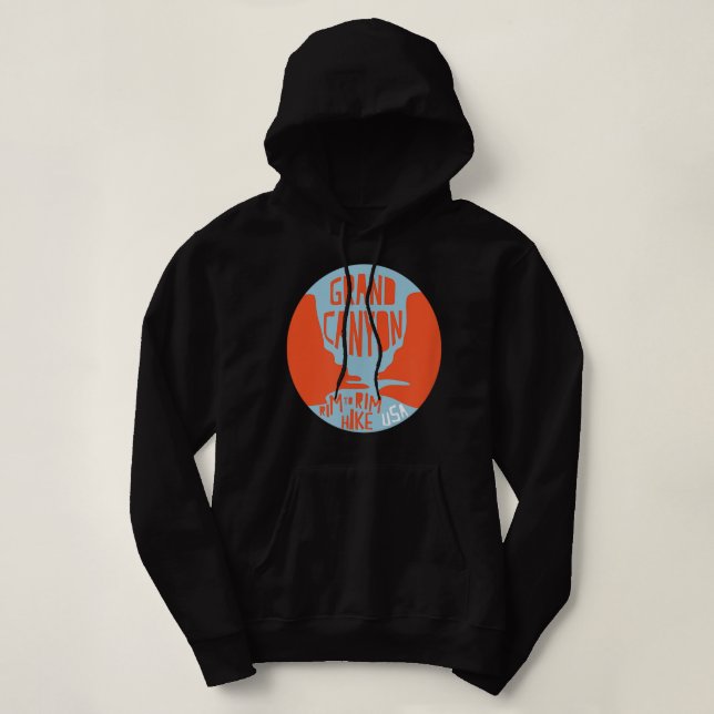 Grand Canyon - Rim to Rim Wander - USA Hoodie (Design vorne)
