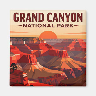 Grand Canyon Rim-to-Rim-Wandererfolg Magnet