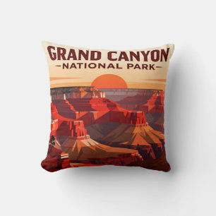 Grand Canyon Rim-to-Rim-Wandererleistung Kissen