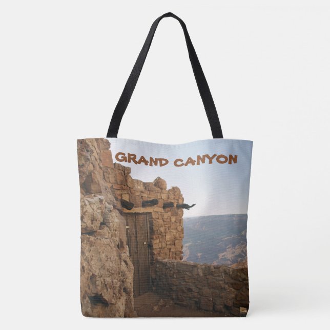 Grand Canyon Room W View Shoulder Tasche (Rückseite)