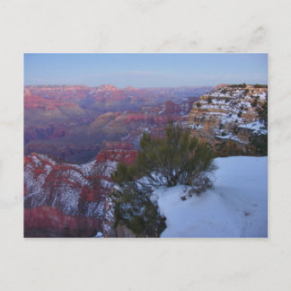 Grand Canyon Snow Postcard Postkarte