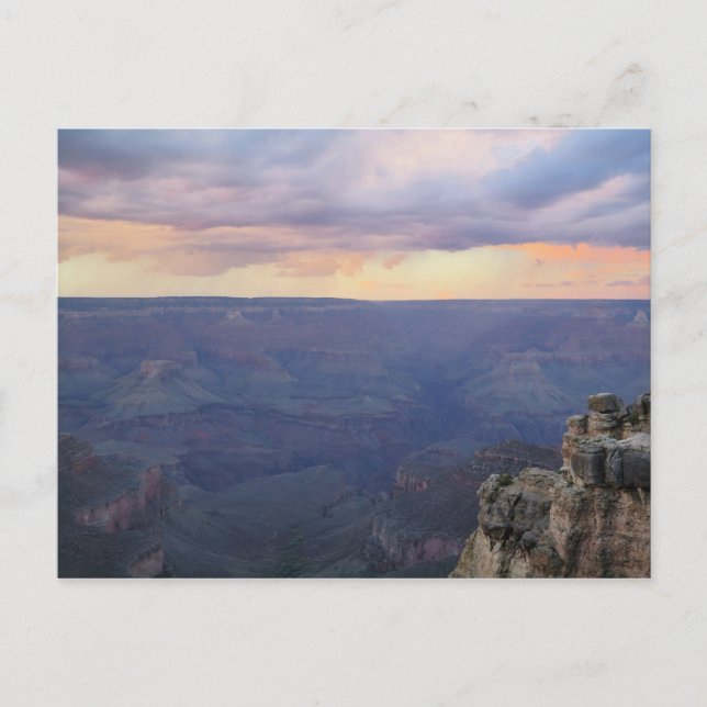 Grand Canyon Sonnenuntergang Postkarte (Vorderseite)