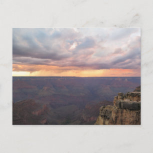 Grand Canyon Sonnenuntergang Postkarte