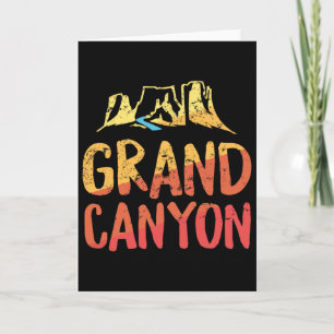 Grand Canyon T-Shirt - Retro Arizona Urlaubs-Souve Karte