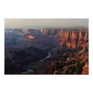 Grand Canyon und Colorado River in Arizona Poster