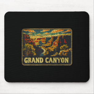 Grand Canyon - Us Nationalpark Vintage Männer Frau Mousepad