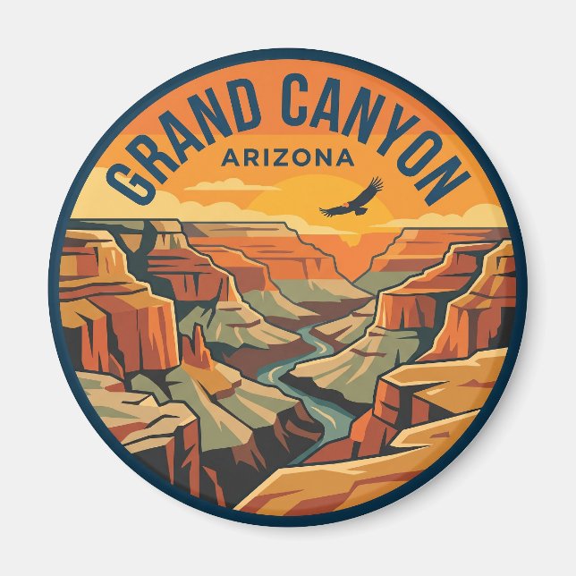 Grand Canyon USA Magnet (Vorne)