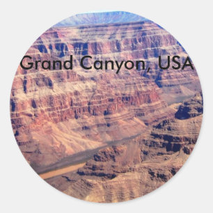 Grand Canyon, USA Runder Aufkleber