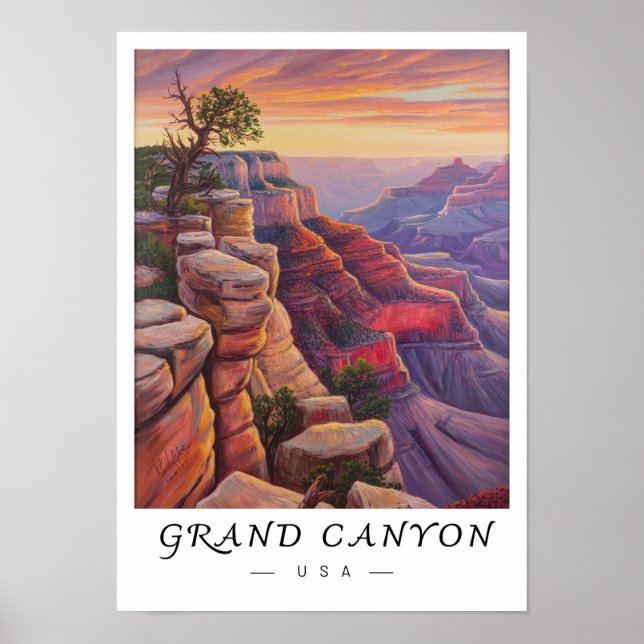 Grand Canyon USA  Wall Art, American Southwest  Poster (Vorne)