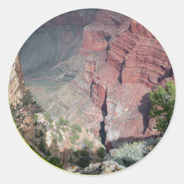 Grand Canyon View 5 Aufkleber (Vorderseite)