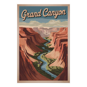 Grand Canyon Vintag Poster